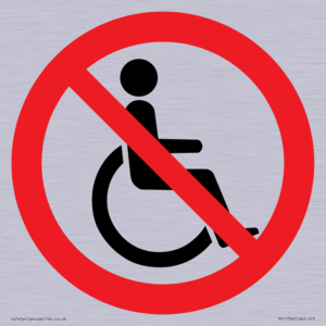 P914 Prohibition: No disabled access